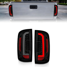 Cargar imagen en el visor de la galería, ANZO 15-21 GMC Canyon LED Taillights w/ Light Bar Black Housing Smoke Lens