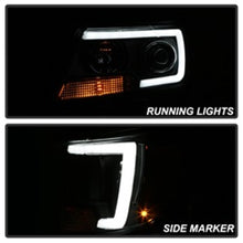 Cargar imagen en el visor de la galería, Spyder 15-17 Chevy Colorado Projector Headlights - Light Bar LED - Black (PRO-YD-CCO15-LBDRL-BK)