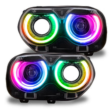 Load image into Gallery viewer, Oracle 15-21 Dodge Challenger RGB+W Headlight DRL Upgrade Kit - ColorSHIFT+W