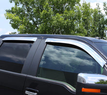Cargar imagen en el visor de la galería, AVS 97-03 Ford F-150 Supercab Ventvisor Outside Mount Front &amp; Rear Window Deflectors 4pc - Chrome