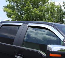 Cargar imagen en el visor de la galería, AVS 2019 Chevrolet Silverado 1500 Crew Cab Pickup Ventvisor Outside Mount 4pc - Chrome