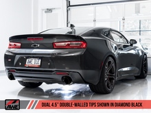 Cargar imagen en el visor de la galería, AWE Tuning 16-19 Chevrolet Camaro SS Axle-back Exhaust - Touring Edition (Diamond Black Tips)