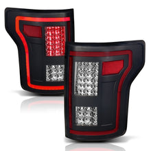 Load image into Gallery viewer, ANZO 15-17 Ford F-150 LED Taillights Black w/ Sequential