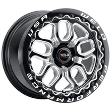 Cargar imagen en el visor de la galería, Weld Racing 15x10 Laguna Bead Lock 5x114.3 ET50 BS7.50 Gloss BLK MIL DIA 78.1