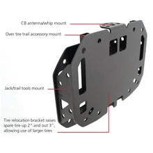 Cargar imagen en el visor de la galería, Go Rhino 18-20 Jeep Wrangler JL/JLU Rockline Spare Tire Relocation