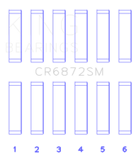 Cargar imagen en el visor de la galería, King Engine Bearings Toyota 1GR-FE Connecting Rod Bearing Set - Size +.25mm