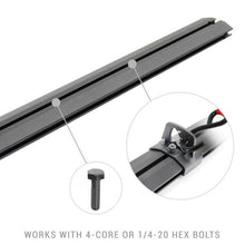 Cargar imagen en el visor de la galería, Go Rhino Universal XRS 49 3/4 Cross Rail Accessory Set - Tex. Black
