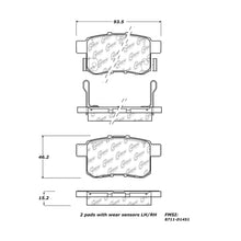 Cargar imagen en el visor de la galería, StopTech 16-17 Honda Accord Street Performance Rear Brake Pads