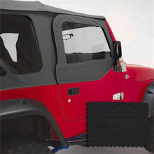 Cargar imagen en el visor de la galería, Rugged Ridge Upper Soft Door Kit Black Diamond 03-06 Jeep Wrangler