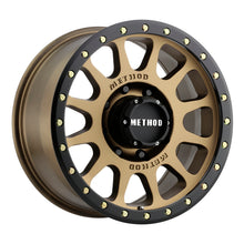 Cargar imagen en el visor de la galería, Method MR305 NV 20x10 -18mm Offset 8x170 130.81mm CB Bronze Wheel