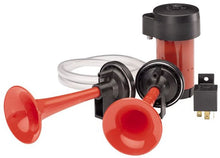 Cargar imagen en el visor de la galería, Hella Twin Trumpet Horn Kit 12V 240W 795-800Hz 118dB