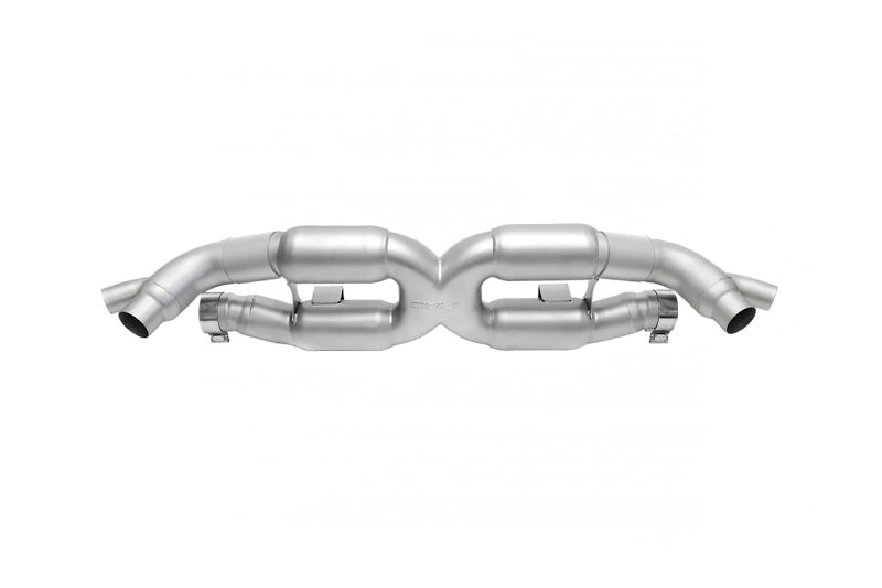 SOUL 13-19 Porsche 991.1 Turbo X-Pipe Exhaust - Reuse Factory Tips