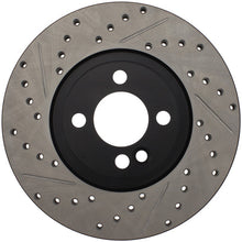 Cargar imagen en el visor de la galería, StopTech Slotted &amp; Drilled Sport Brake Rotor 07-13 Mini Cooper