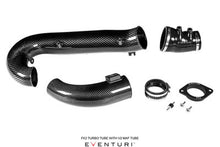 Cargar imagen en el visor de la galería, Eventuri Honda FK8 Civic Type R - Black Carbon Charge-Pipe