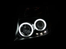 Cargar imagen en el visor de la galería, ANZO 2005-2008 Nissan Frontier Projector Headlights w/ Halo Black