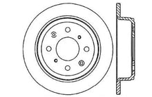 Cargar imagen en el visor de la galería, StopTech Acura &amp; Honda Civic/Del Sol Drilled Left Rear Rotor