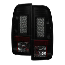 Cargar imagen en el visor de la galería, Spyder Ford F150 side 97-03/F250 Super Duty 99-07 LED Tail Lights Blk Smke ALT-YD-FF15097-LED-BSM