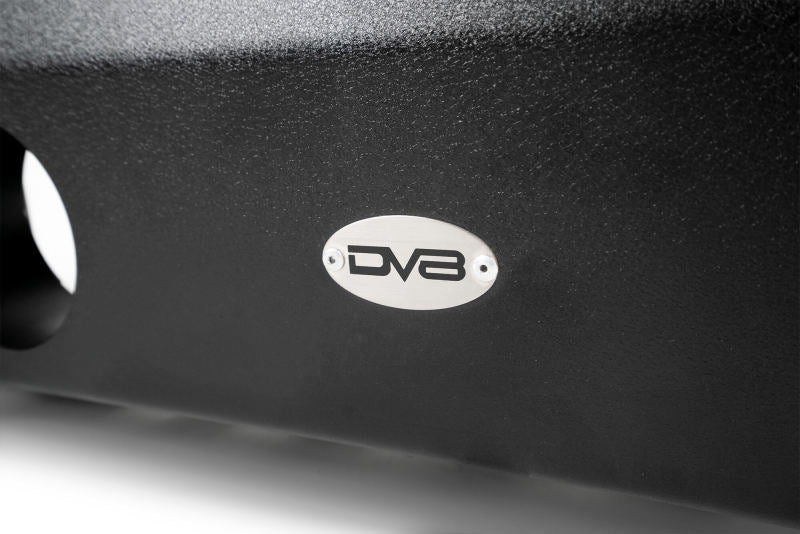 DV8 Offroad 07-18 Jeep Wrangler JK/JL FS-12 Mid Length Steel Front Bumper w/ Fog Lights