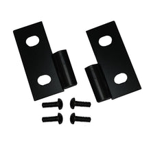 Cargar imagen en el visor de la galería, Rugged Ridge 76-06 Jeep CJ / Jeep Wrangler Black Lower Door Hinge Brackets