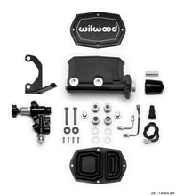 Cargar imagen en el visor de la galería, Wilwood Compact Tandem M/C - 1.12in Bore - w/Bracket and Valve - Black