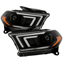 Cargar imagen en el visor de la galería, Spyder 11-13 Dodge Durango (HID Model Only) Projector Headlights - Black PRO-YD-DDU11HIDSI-BK