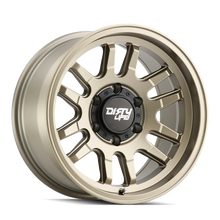 Load image into Gallery viewer, Dirty Life 9310 Canyon 17x9 / 5x127 BP / -12mm Offset / 71.5mm Hub Satin Gold Wheel