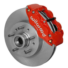 Cargar imagen en el visor de la galería, Wilwood Narrow Superlite 6R Front Brake Kit 11.86in Red 64-70 GM C10 w/ Factory Drum Spindles