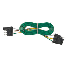 Cargar imagen en el visor de la galería, Curt 4-Way Flat Connector Plug &amp; Socket w/72in Wires