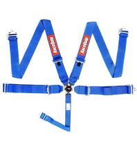 Cargar imagen en el visor de la galería, RaceQuip Blue SFI CAMLOCK 5pt PD Lap Seat Belt