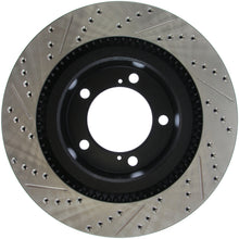 Cargar imagen en el visor de la galería, StopTech 07-09 Toyota Tundra / 08-09 Toyota Sequoia Front Left Slotted &amp; Drilled Rotor