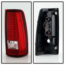 Cargar imagen en el visor de la galería, Xtune Chevy Silverado 1500/2500/3500 99-02 LED Tail Lights Red Clear ALT-ON-CS99-LED-RC