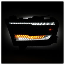 Cargar imagen en el visor de la galería, Spyder Dodge Ram 19-20 Halogen Model Projector Headlights Chrome PRO-YD-DR19HALSI-SEQ-BK