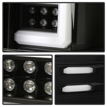 Cargar imagen en el visor de la galería, Spyder Chevy 1500 14-16 Light Bar LED Tail Lights All Blk ALT-YD-CS14-LBLED-BKV2