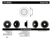 Cargar imagen en el visor de la galería, StopTech 07-10 GMC Sierra (w/ Rear Drum) / 07-09 GMC Yukon Rear Left Slotted &amp; Drilled Rotor