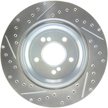 Cargar imagen en el visor de la galería, StopTech Select Sport 02-06 BMW M3 Slotted &amp; Drilled Rear Left Rotor