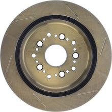 Load image into Gallery viewer, StopTech Power Slot 92-98 Lexus SC 300 Right Rear Slotted Rotor