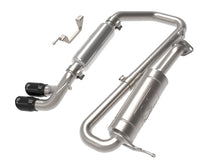 Cargar imagen en el visor de la galería, aFe 18-21 Suzuki Jimny Takeda 2-1/4in. 304 SS Cat-Back Exhaust w/ Blk Tip