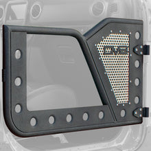 Cargar imagen en el visor de la galería, DV8 Offroad Jeep 18+ Wrangler JL / 20+ Gladiator JT Front Rock Doors w/ Perforated Aluminum Mesh