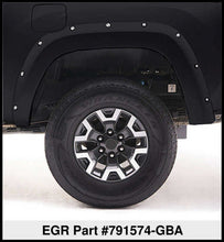 Load image into Gallery viewer, EGR 14+ Chev Silverado 6-8ft Bed Bolt-On Look Color Match Fender Flares - Set - Black