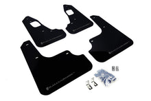 Cargar imagen en el visor de la galería, Rally Armor 08-17 Mitsubishi EVO X Black UR Mud Flap w/ Grey Logo