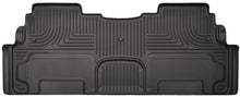 Cargar imagen en el visor de la galería, Husky Liners 09-14 Chevy Traverse/07-14 GMC Acadia Weatherbeater Black 2nd Seat Floor Liners