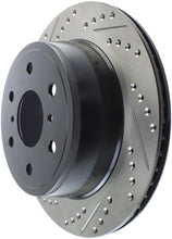 Cargar imagen en el visor de la galería, StopTech 05-10 GMC Sierra (w/ Rear Drum) / 07-09 GMC Yukon Rear Right Slotted &amp; Drilled Rotor