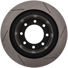 Cargar imagen en el visor de la galería, StopTech Power Slot 06-08 Dodge Ram 1500/03-08 Ram 2500/3500 All 2wd/4wd Rear Right Slotted Rotor