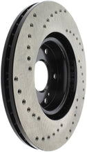 Cargar imagen en el visor de la galería, StopTech 06-08 Honda Civic Si Cross Drilled Left Front Rotor