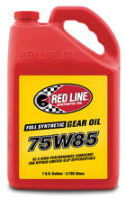Cargar imagen en el visor de la galería, Red Line 75W85 GL-5 Gear Oil - Gallon