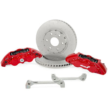 Cargar imagen en el visor de la galería, Alcon 2021+ RAM TRX 376x42mm Rotors 6-Piston Red Calipers Front Brake Upgrade Kit