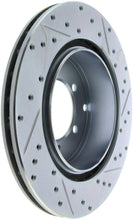 Cargar imagen en el visor de la galería, StopTech Select Sport Drilled &amp; Slotted Rotor - Front Left