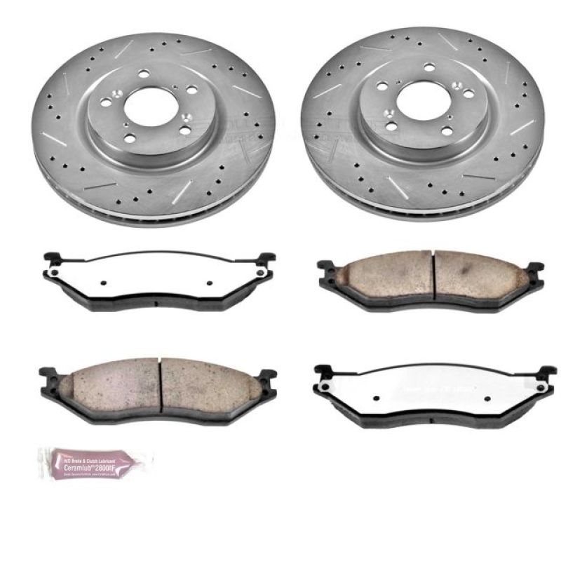 Power Stop 05-16 Ford F-550 Super Duty Front Z36 Truck & Tow Brake Kit