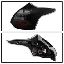 Cargar imagen en el visor de la galería, Spyder 12-14 Ford Focus 5DR LED Tail Lights - Black Smoke (ALT-YD-FF12-LED-BSM)