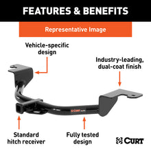 Cargar imagen en el visor de la galería, Curt 16-18 Honda Civic Sedan Class 1 Trailer Hitch w/1-1/4in Receiver BOXED